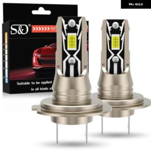 25000LM H7 LED ヘッドライト キット ミニ バルブ 120W 3570 CSP 車用 ヘッドランプ オート フォグランプ CANバス H7 LED ターボ 自動車用 6000K 12V