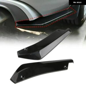 2個 リア バンパー リップ ラップ アングル スプリッター ディフューザー カナード BMW F30 F31 F32 F33 F22 ブラック カー スタイリング