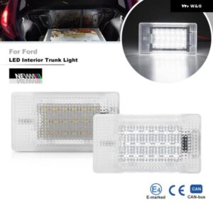 2個 LED カーテシーラゲッジライト フォード フォーカス MK1 MK2 フィエスタ エスコート グラナダ スコーピオ CANバス トランク ランプ ブートライト
