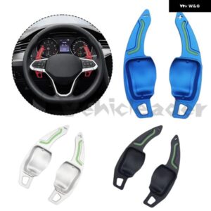 2X 車用 ステアリングホイール シフト パドル シフター VW ゴルフ 6 MK6 R20 R36 GTI ジェッタ MK5 パサート B6 B7 CC ポロ エクステンション シフター