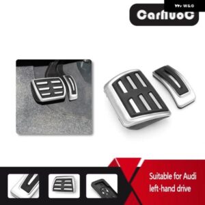 2PCS ステンレス カーペダル アウディ A3 A4 B8 / S4 / RS4 ALLROANT QUATTRO A5 / S5 / RS5 Q5 8R/ SQ5 Q3 A6 C7 / S6 A7 / S7 A8