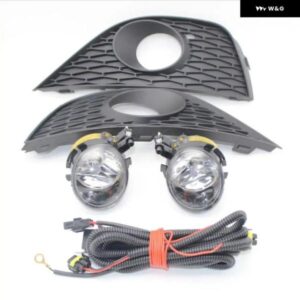 2個 車用ライトシート イビサ 2009 - 12 フォグランプ フォグランプ ワイヤー フォグランプ グリル カバー 電球 キット 多数オプション