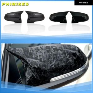 2個 バックミラー カバー キャップ カーボンブラック BMW シリーズ 1 2 3 4 X M 220I 328I 420I F20 F21 F22 F23 F30 F32 F33 F36 X1