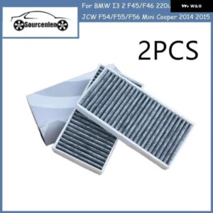 2個 車内エア フィルター BMW I3 2 F45/F46 220I/225I/218I JCW F54/F55/F56 ミニクーパー 2014 2015 64319321875