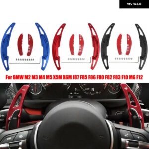 2個 車用 ステアリングホイール シフト パドル シフター エクステンション BMW M2 M3 M4 M5 X5M X6M F87 F85 F86 F80 F82 F83 F10 M6 F12