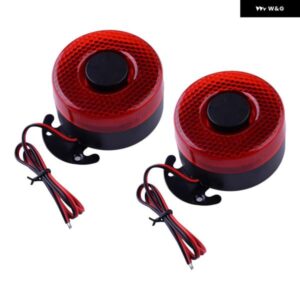 2個 IP67 105DB 12V-24V 車 トラック バックアップリバースハザードアラームビーパーホーン