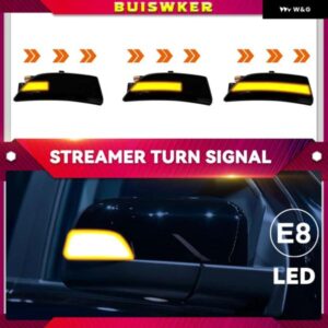 2X LED 流れるバックミラー インジケーター ウィンカーライト ルノー メガーヌ 3 MK3 III RS 2008-2016 ラグナ III X91 フルエンス