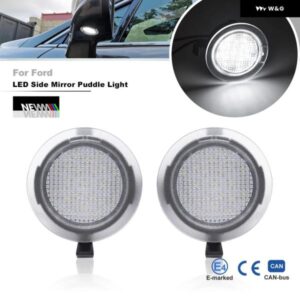 2X ホワイト LED サイドミラー パドルライト フォード フュージョン GEN 2 2013-2017 マスタング 2015-2017 モンデオ MK5 2015-2017