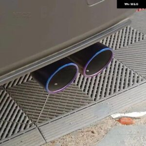 トヨタ C-HR CHR 2017 - 2022 車用 ステンレス リアエキゾースト パイプ マフラー テールエンド チューブ カーアクセサリー カーパーツ