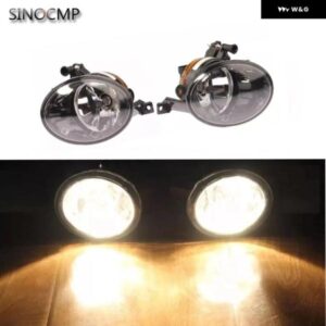 2PCS フロント LED フォグライト ランプ 7P6941699 7P6941700 VW TOUAREG 2010-2014 カー スタイリング カーライト フォグランプ ライト ハロゲン 電球