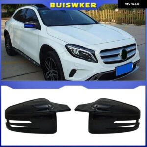 サイドリアビューミラー キャップ メルセデス ベンツ W176 W246 W204 W212 W221 C117 X204 X156 ミラー カバー シェル蓋 車アクセサリー