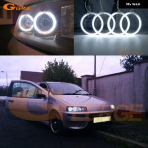 フィアット プント MK2 188 1999 - 03 超高輝度 CCFL エンジェルアイ ハローリングキット ライト