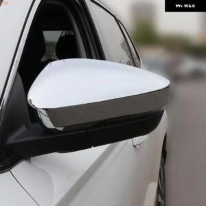 シュコダ KAROQ 2017-2019 ABS クローム バックミラー カバー トリム /バックミラー 装飾 カー スタイリング