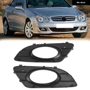 フロント バンパー フォグライト カバー 2098850323 2098850423 メルセデス ベンツ CLK W209 2005-2009 フロント バンパー フォグライト フレーム グリル