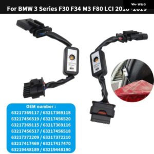 ペア ダイナミックウィンカー インジケーター テールライト アドオン モジュール ケーブル ワイヤー ハーネス BMW F30 3S F80 M3 LCI左右 テールライト