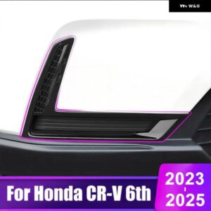 ホンダ CRV 2023 2024 2025 CR-V 第6世代ハイブリッド車用フロント フォグランプ トリム フレーム ランプアイブロウカバー アクセサリー
