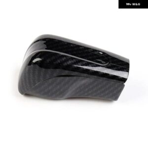 3個 ギア レバー シフト ハンドル ノブカバー トリム フォード エクスプローラー 2016 - 20 ABS カーボンテクスチャ