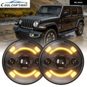 7インチ レンジャー スマイリー LED ライトハウス プロジェクター フェイスパターン ヘッドライト ハーレー ウルトラ クラシック エレクトラ ライトハウス 4