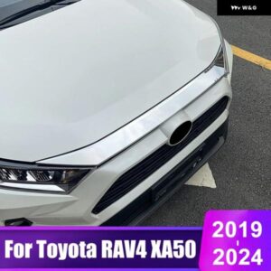 トヨタ RAV4 2019 - 24 XA50 ハイブリッドカー フロント エンジン トリム フードリッドカバー アクセサリー