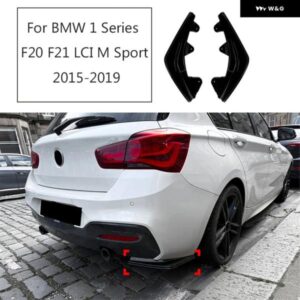 15-19 BMW 1シリーズ F20 F21 LCI M スポーツカー リアコーナー バンパー スポイラー コーナー プロテクター サイド カナード ディフューザー
