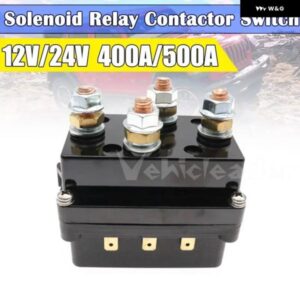 汎用 コンタクタウインチ 制御 ソレノイド リレー電動ワイヤレスリモート12V 400A / 500A 制御 システム コントロール ボックス ワイヤー 制御