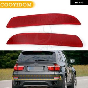 車用反射ストリップ リア バンパー リフレクター BMW E70 X5 2007-2013 フォグハザードウィンカー 63217158949 63217158950