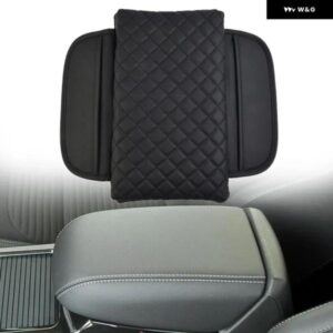 パッド アームレスト ボックス クッション 屋外ガーデンアクセサリーセンター コンソール 直接取り付けレザー 収納 バッグ付き