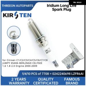 イリジウム スパークプラグ シトロエン C1/C2/C3/C4/C5/C6/C7/C8 JUMPY XSARA BERLINGO CELYSEE 1.6 1.8 2.0 エンジン 2000-2009 FR7NES