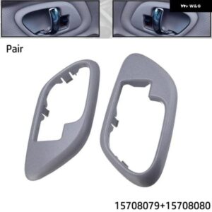 ベゼル ドアハンドル トリム デコレーショングレー左右15708079 15708080カーアクセサリー シボレー トラック
