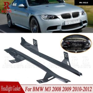 ヘッドライト レンズ シェルカバー ヘッドライト レンズ ガスケット ブラック カーアクセサリー BMW E92 2006 - 09 63117174518