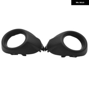 フォード フォーカス 3 III 2012-2014 フロント バンパー フォグランプ カバー ベゼル ハウジング トリム ブラック