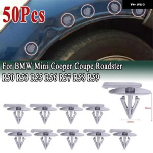 50個 BMW ミニ クーパー R50 R53 R56 R58 クラブマン R55 カブリオ R52 R57 ロードスター 車 外装 フェンダー ホイール トリム パネル アーチ カバー