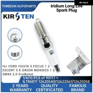イリジウム スパークプラグ FORD FIESTA 3 FOCUS 1 2 ESCORT 5 6 ORION MONDEO 1 2 SMAX 2.0 ECOBOOST CYFS12 1686133 AG9G12405BC