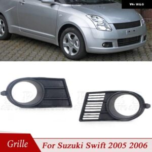 フロント バンパー フォグランプ グリル フロント フォグランプ カバー フレーム カーアクセサリー カー スタイリング スズキ スイフト 2005 2006 車