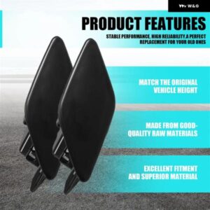 VW パサート B8 2017 2018 2019 オート フロント バンパー ヘッドライト ウォッシャー カバー キャップ 3G0807937A 3G0807938A