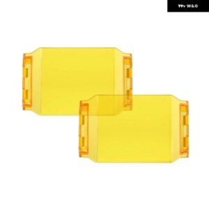 4/5インチ アンバー サイドイルミネーションLEDポッドカバー シールドカバー