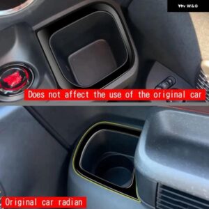 ダッシュボード LHRH サイドカップ ホルダー トリム フレーム ホンダ N-BOX 2024 ウォーターカップ ホルダー 装飾 ステッカー RHD