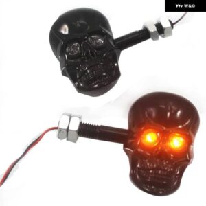 ウィンカー ウィンカーライト インジケーター ライト オートバイ アクセサリー ブラック