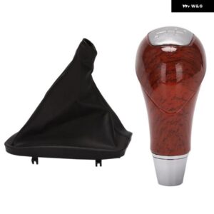 5速 マニュアル 車用 ギア シフト ノブ シフター ギア レバー ブーツ メルセデス ベンツ W210/W220/W163/W202/W140