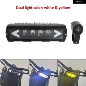 SUR-RON SURRON L1E ロードバージョン用 ヘッドライト ライトバー キット プラグ アンドプレイ オン/オフ スイッチ SURRON LIGHTBEE X 用プラグ 付き - Dual Color