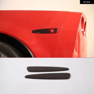 シボレー コルベット C6 2005-2013 リア フォグライト カバー テールライト カバー ブレーキ ライトワイド インジケータ カバー - Style 3