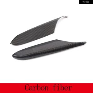 シボレー ABS カーボン コルベット C8 Z06 Z51 2020-2023 ドア アームレスト 肘掛け 装飾 カバー ステッカー - carbon fiber
