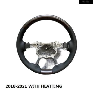 自動ステアリング ホイールプラド FJ150 2010-2017 2018-2021 SWC ステアリング ホイールに適合 - 2018 HEAT BLACK