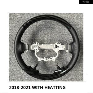自動ステアリング ホイールプラド FJ150 2010-2017 2018-2021 SWC ステアリング ホイールに適合 - 2018 HEAT CARBON