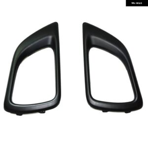NAVARA NP300 フォグランプ カバー フォグライト ランプフード NAVARA NP300 2014-2017 車に適合 - black