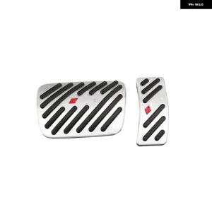 ペダル ブレーキ フットレスト ペダル カバー A4 A5 A6 A7 A8 Q5 Q7 フット燃料 ブレーキ クラッチカバー フットレスト ペダル 自動車 - 2 pieces