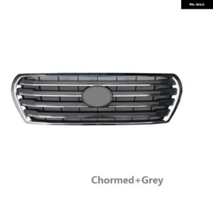 ABS レーシング グリル ランドクルーザー LC200 2008-15 ABS グリル 外装オート - Chorme Grey