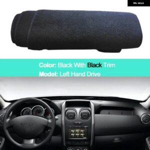 2 層ダッシュボード カバー ケープダチアダスター 2014-16 LHD サンシェード パッド サンシェード パッド - black