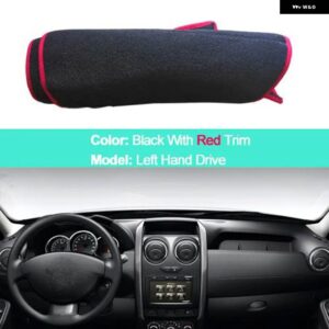 2 層ダッシュボード カバー ケープダチアダスター 2014-16 LHD サンシェード パッド サンシェード パッド - red