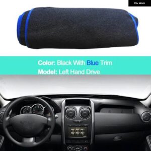 2 層ダッシュボード カバー ケープダチアダスター 2014-16 LHD サンシェード パッド サンシェード パッド - blue